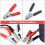 5Sets Auto Krokodillenklem Geïsoleerd Assorti 5