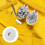 1Rol Herbruikbare Maatlabels Kleding Wit Nonwoven Stof 7