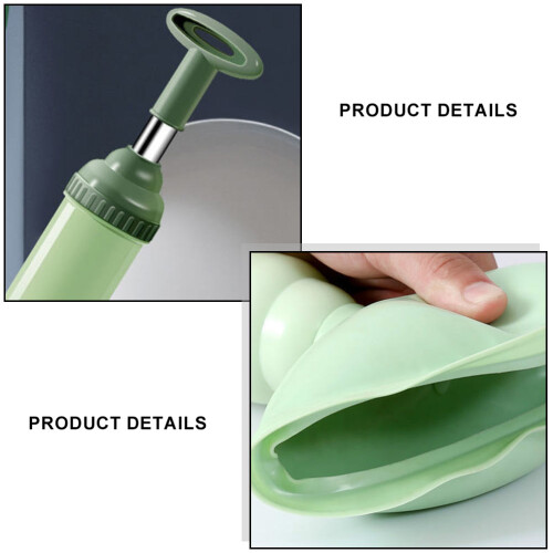 1St Huiselijke Closestool Zuignap Ontstopper Met Rvs Handvat 2