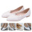1Paar Casual Platte Vrouwen Bruid Wit Kant 6