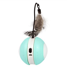 Jouet Électrique pour Chat - Jouet Interactif - Balle pour Chat - Balle pour Chat à Mouvement Automatique - Rechargeable par USB - 2 Modes - Jouet