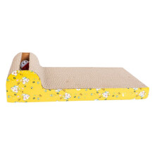 Chat Scratcher Griffe Outil de Meulage Carton Ondulé à Gratter Jouet Canapé Coussin Lit Nail Broyage Pad en Forme de P