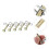 5Sets Stevige Shear- En Cotterpennen Bescherming Sneeuwblazer 9
