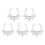 5St Neusringen Alloy Sieraden Bruiloft 1