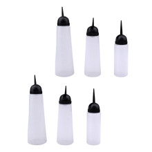 6St Lege Storage Bottles Voor Shampoo En Haarbehandeling