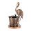 1Stk Goldener Metall Aschenbecher Design Rauchglas 1