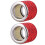 2St Auto Hoofdsteun Ornament Met Glanzende Strass Ringen 3