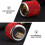 2St Auto Hoofdsteun Ornament Met Glanzende Strass Ringen 4