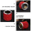 2St Auto Hoofdsteun Ornament Met Glanzende Strass Ringen 6