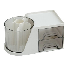 Nail Art Tools Storage Box Cotton Swab Container Nail Accessories Makeup Brush Organizer Box Nail Brush Pen Holder