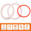4Sets Sponsringen Voorvork Olieabsorberende Ringen 6