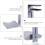 1Headphone Hook Houder Grijs Metalen Design Stevig 4