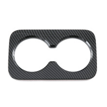 Car Carbon Fiber ABS Rear Drink Cup Holder Cover Trim Stickers for ATTO 3 Yuan 2022