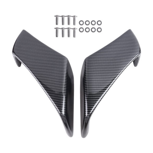Motorcycle Winglet Aerodynamic Wing Kit Spoiler Fixed Wing for  RSV4 RF 2009 2010 2012 2013 2014-2021 Gloss