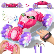 Coche Teledirigido a Mano con Gestos, Piloto Drift 360 LED para Niños — coche rc 4x4, coche acrobático