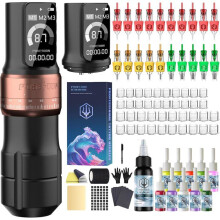 Tattoo Kit - ZVVN - POSEIDON - Kabelloser Rotationsgerät - 20 Patronen - 2 Batterien 2300mAh
