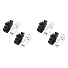 4Set Locking Push Button for Marine Boat Radio Box, Tool Box, Electronic Box, Motorcycle Glove Box Lock.