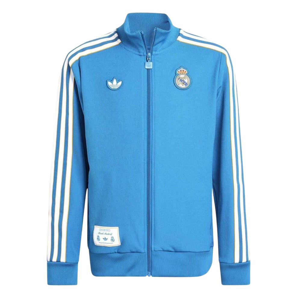 Adidas Childrens/Kids Terrace Icons Real Madrid Cf Tracksuit Top