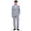 (42 in, Medium Grey) Boss Mens Hutson Woven Flap Pocket Suit Jacket 3