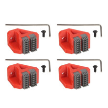 4 Sets Nozzle Brush for P1S P1 X1 Nozzles Wiper Silicone Brush Mounted Scrubbers Print Cleaner Red