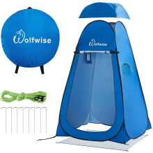 WolfWise Tenda da Toilette Doccia Camerino Auto-espandibile da Spiaggia — tenda campeggio, spogliatoio portatile