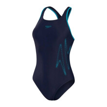 Speedo Womens/Ladies Logo Racerback One Piece Swimsuit