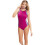 Speedo Speedo Womens/Ladies Panel Half Zip One Piece Swimsuit 4