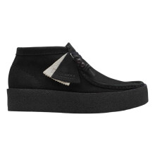 (6 UK, Black) Clarks Mens Wallabee Nubuck Boots