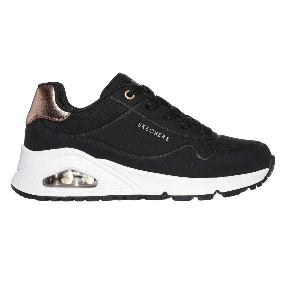 Skechers (4 Uk, Black) Childrens/Kids Stand On Air Trainers