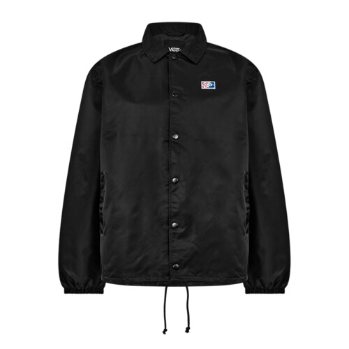 Vans (S, Black/White) Vans Mens Torrey Coach Jacket