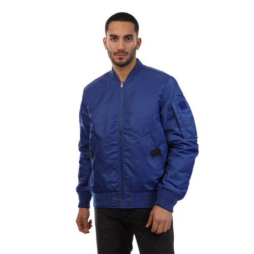 Diesel (L, Blue) Diesel Mens J-Ross Bomber Jacket 1