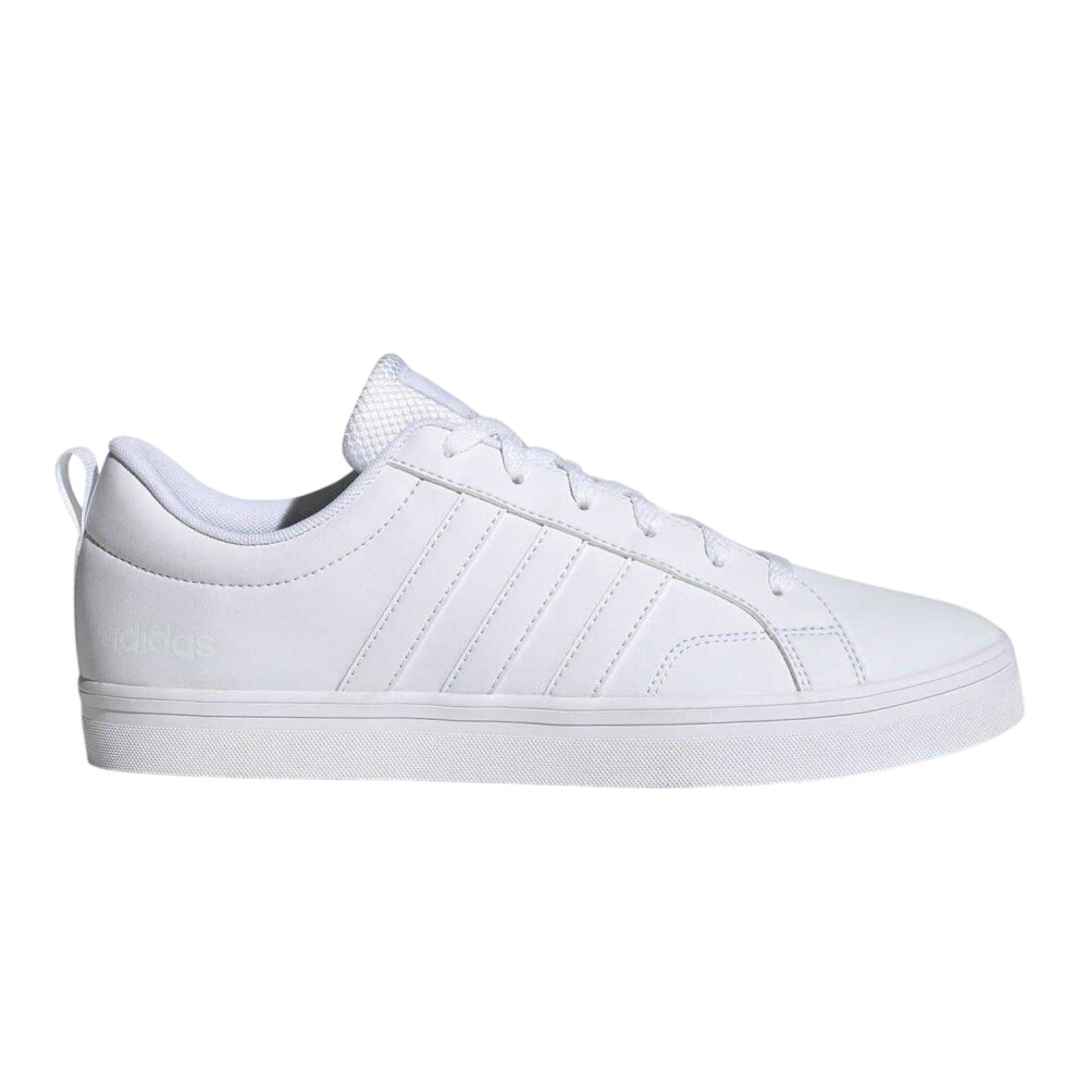 Adidas (11.5 Uk, White) Mens Vs Pace 3 Stripes Trainers