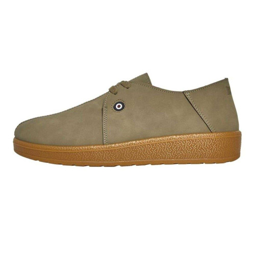 Lambretta (9 UK, Sand) Lambretta Mens Logo Platform Trainers 2