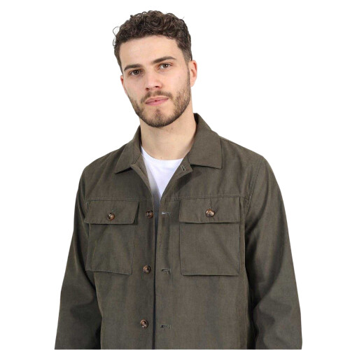 Brave Soul Brave Soul Mens Plain Pocket Shacket 2