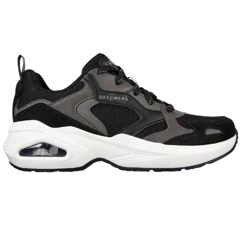 Skechers (2.5 Uk, Black) Womens/Ladies Uno Suede Trainers