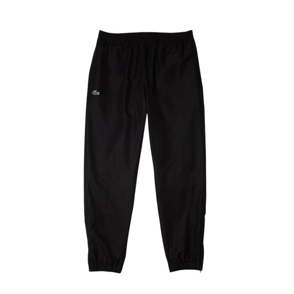 Lacoste (L R, Black) Mens Taffeta Logo Tracksuit Bottoms