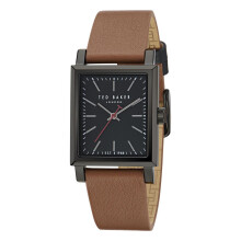 (One Size, Brown) Ted Baker Mens Jaareth Leather Strap Analogue Watch