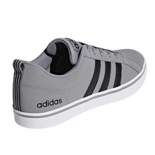 Adidas (7.5 UK, Grey/Black/White) Adidas Mens VS Pace 3 Stripes Trainers 1