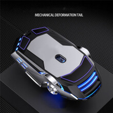 Professional Wired Gaming Mouse 6 Button 3200DPI LED Optical USB Computer Mouse Game Mice Silent Mouse for PC Laptop-A
