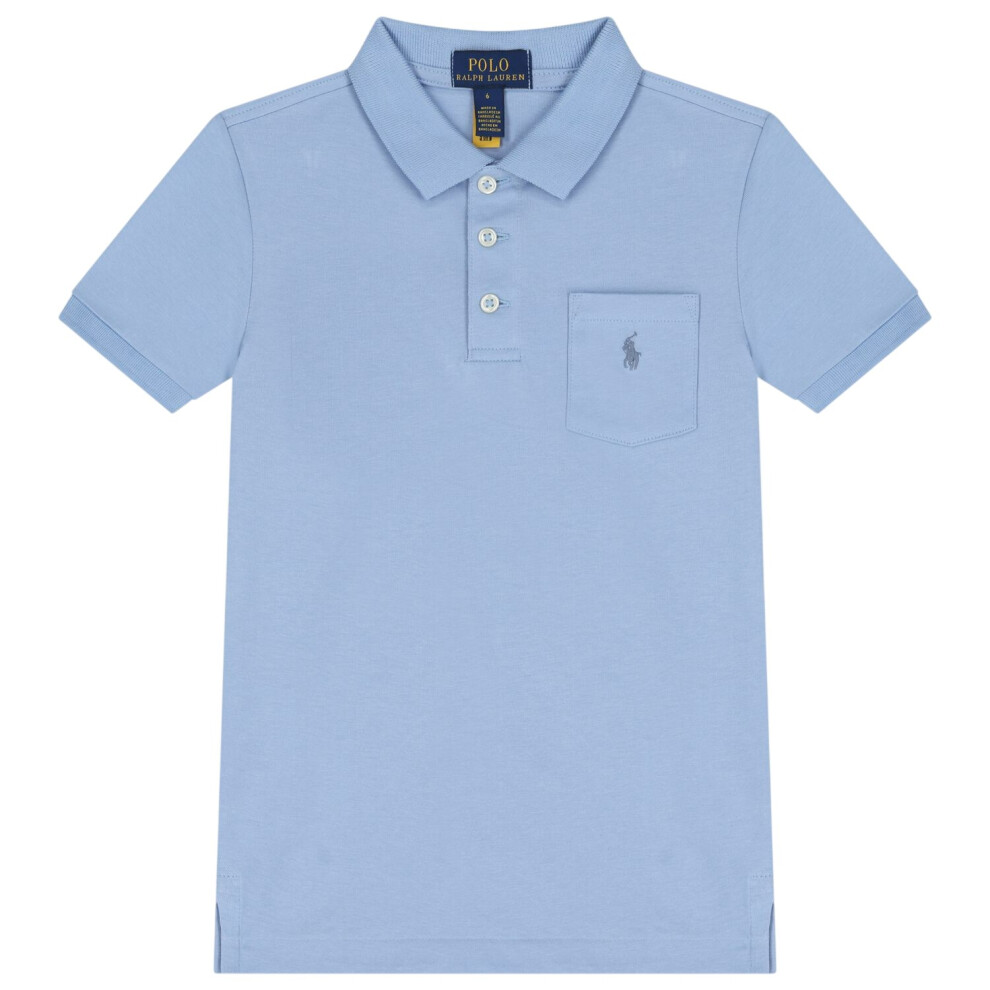 Ralph Lauren Childrens/Kids Embroidered Pocket Regular Polo Shirt