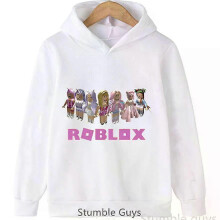 (130) Kids Roblox Warm Hoodie Autumn Sweatshirt Trendy Game Graphic Boys Girls Casual Sport Outfit