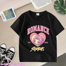 (120) 2025 Kpop Demon Hunters Children's Clothing Short Sleeve T-shirt Cute K-pop Demon Hunters Tiger Harajuku Tshirt for Boys Girls