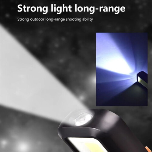 Powerful COB LED Work Light Car Garage Lamp USB Rechargeable Flashlight Magnetic Torch Emergency Light 2