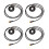 4X Electric Bikes PAS Sensor E-Bike Waterproof Conversion Kit Parts E-Bike Pas System Assistant Sensor KT-V12L 1
