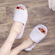Spa Slippers, 5 Pairs Open Toe Toe Disposable Slippers Fit Size for Men and Women for Hotel Home Guest Used