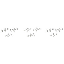 18 Pcs Zinc Alloy Chopsticks Rest Spoons Stand Forks Knives Holder Rack Stand Metal  Table Decoration