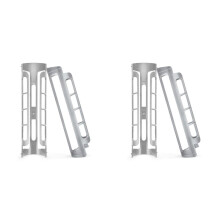 4pcs Coffee Pod Holder Side Mount for K Cup Pods Dispenser for Single-Serve Coffee Makers Gray