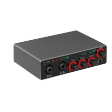 Portable Recording Sound Card Plug and  Computer Recording USB Audios Interfaces for Podcasters Studio
