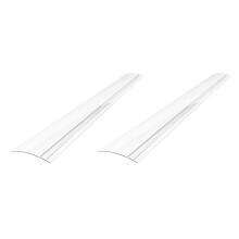 2X Silicone Stove Space Covers, Heat Resistant Oven Space Filler Seals Space Between Stovetop and Counter Transparent
