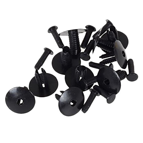 20Pcs  Liner Push Clips Retainer with 50Pcs  Lined with Fasteners Rivet Snaps Decorative Panel Snaps 1